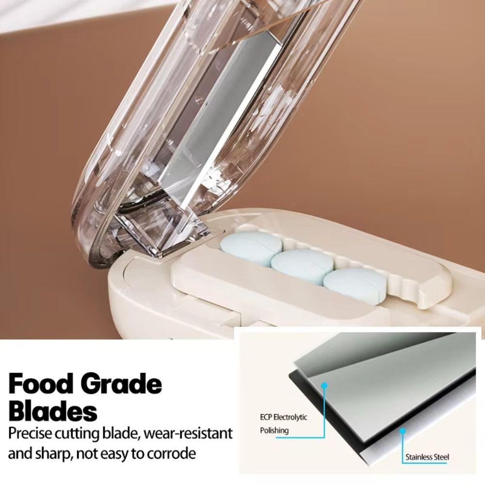 กล่องเก็บเครื่องตัดยา INTI, Divider Organizer กันฝุ่น Quartering Pill Cutter, ยาแท็บเล็ตยา Divider สําหรับยาขนาดเล็กหรือขนาดใหญ่ - รูปที่ 3