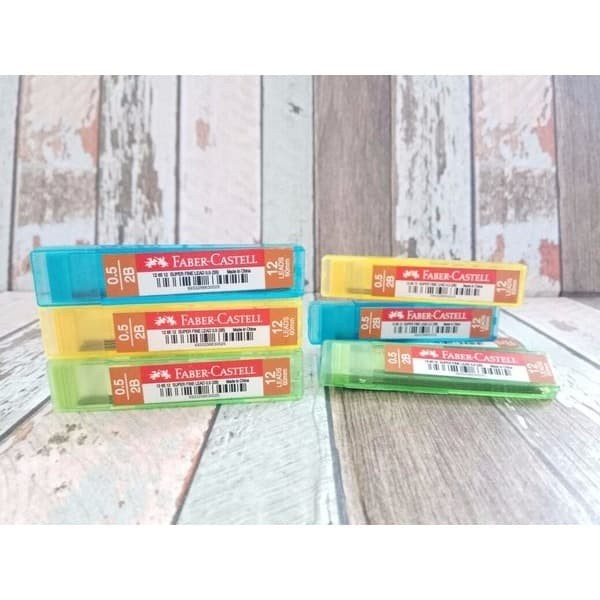 MECHANICAL PENCIL FILLING / SUPERFINE LEAD 0.5MM 2B ECO TUBE FABER-CASTELL