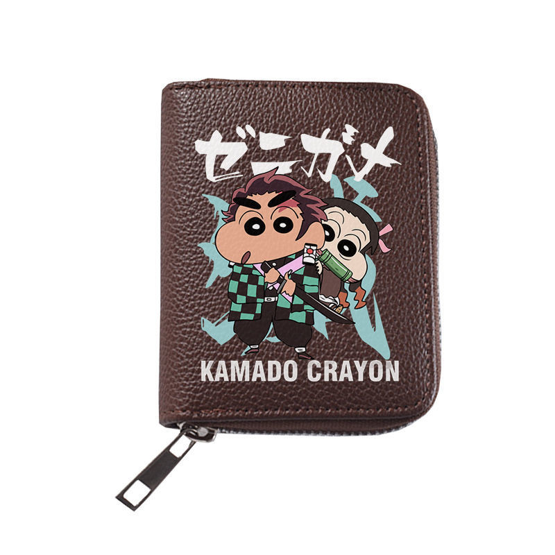 灭之边二Kangaroo 元卡通动漫笔小新款 Kitaro Short Students Wallet Wallet Wallet Exploration maijiabifa.my20250221