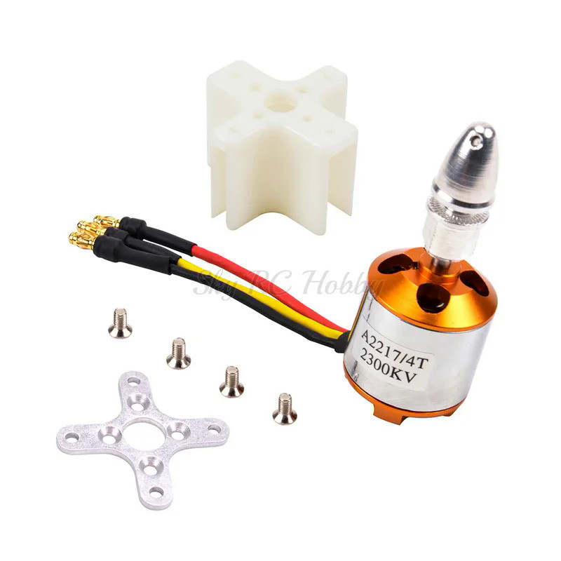 KS ใหม่A2217 2217 1100KV / 1250KV/2300KVกับมอเตอร์Outrunner Brushless MotorสำหรับRCยึดปีกQuadrocopte