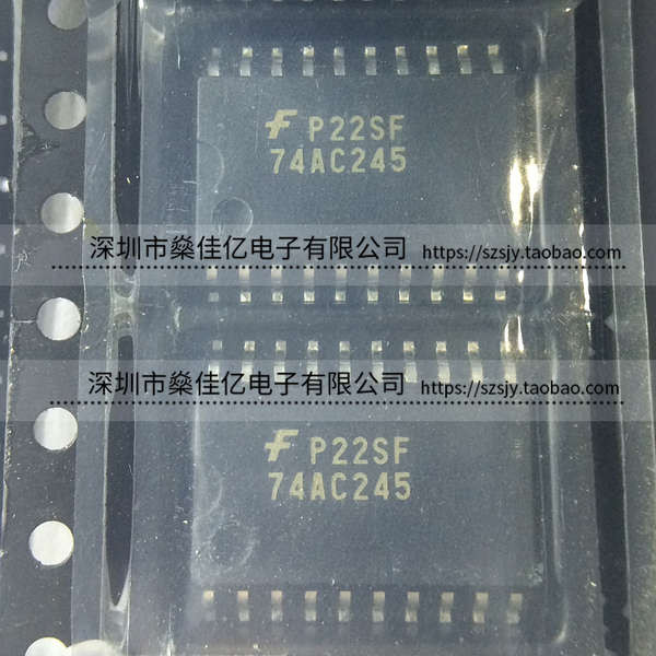 74ac245scx เครื่องรับส่งสัญญาณที่ไม่ใช่ตรงข้าม Logic IC 74AC245 SOP20 เดิมแท้