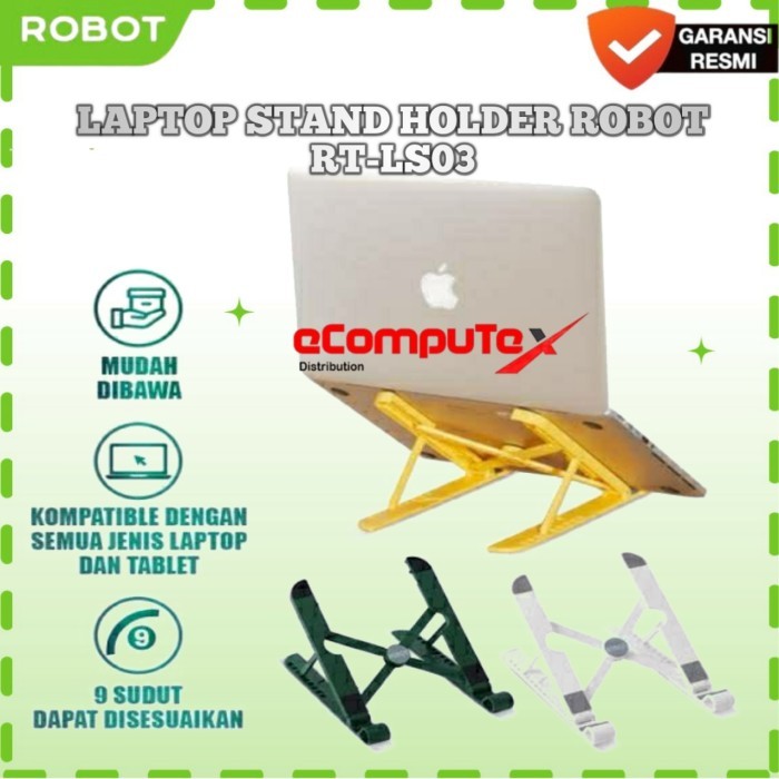 ขาตั้งแล็ปท็อป ROBOT RT-LS03 / RT LS03 แบบพกพา FOLDING LAPTOP HOLDER - ต้นฉบับ