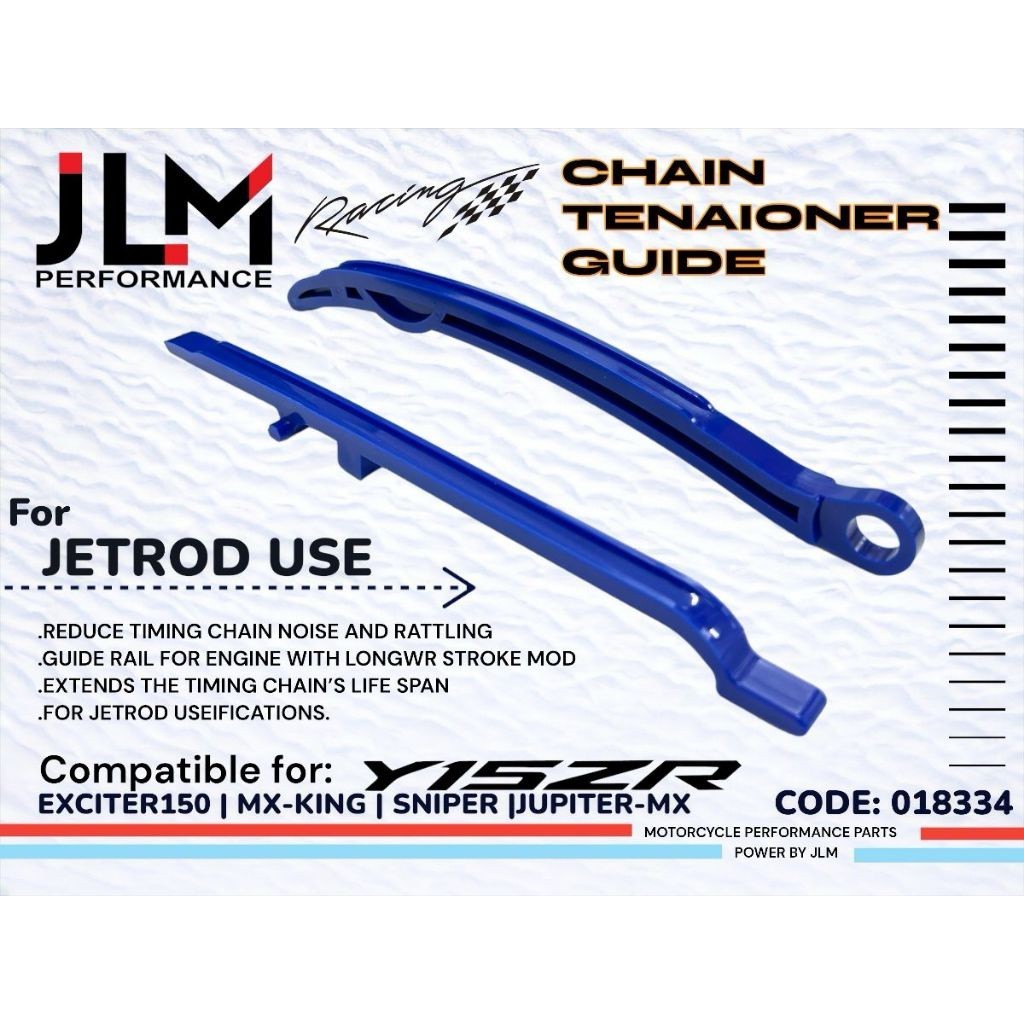 JLM YAMAHA Y15 Y15ZR LC135 V1 - V7 LC5S RACING CHAIN TENSIONER GUIDE SET JET ROD + 4 +6 TIMING GUIDE