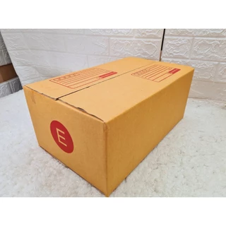 กล่องไปรษณีย์ เบอร์ E ขนาด 24×40×17 ซม. กล่องพัสดุฝาชน แพ็ค 20 ใบ หนา 3 ชั้น ราคาส่ง พร้อมส่ง QuickBox ล็อต 170