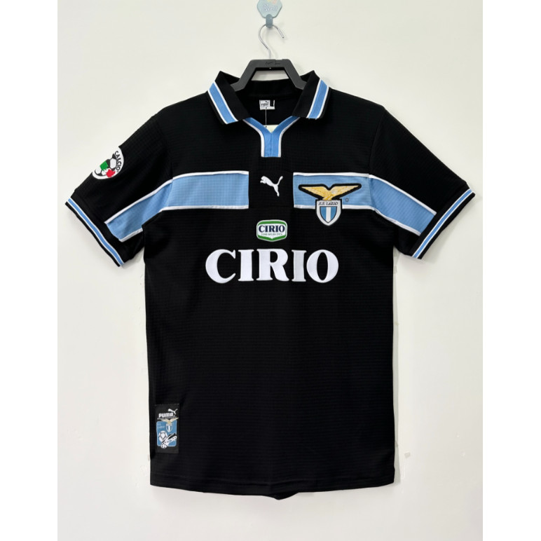 เสื้อกีฬาแขนสั้น ลายทีมชาติฟุตบอล Lazio 98-99 Lazio คุณภาพสูง สไตล์วินเทจ ไซซ์ S-XXL
