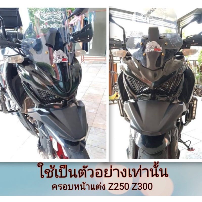 ครอบหน้าแต่ง ตรงรุ่น Z300 Z250 งานดิบ