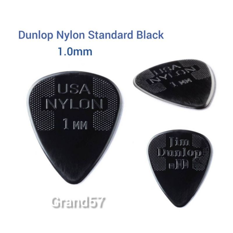Dunlop Nylon Standard Black Guitar Pick 1.0 mm 44P100 44P 1.0