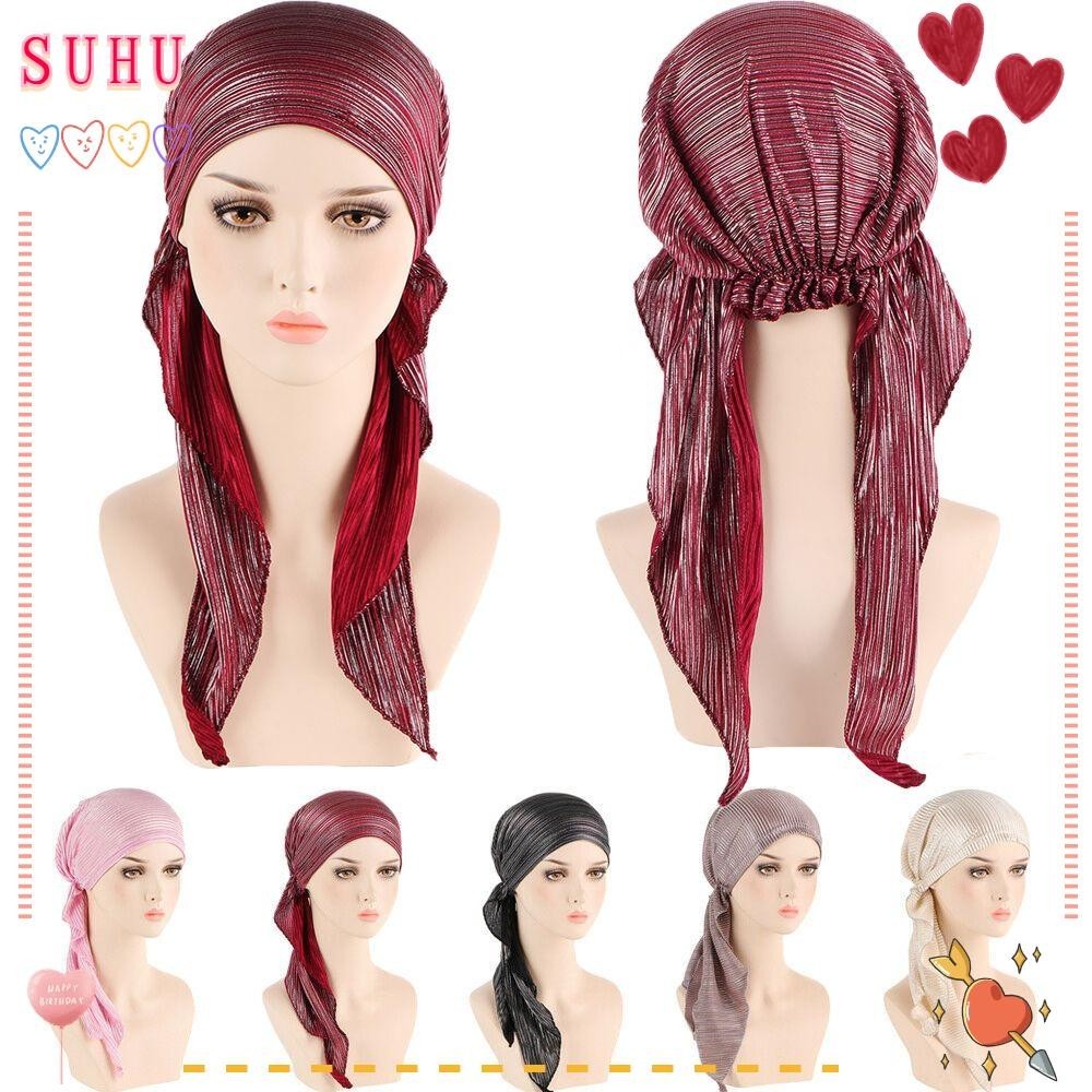 Suhu หมวกคลุมศีรษะ ผ้าโพกหัว ป้องกันมะเร็ง คีโม สําหรับผู้หญิง