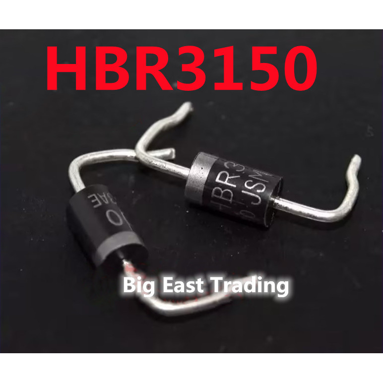 ไดโอดชอทท์กี้ รับประกันคุณภาพ SR3150 SB3150 HBR3150 3A 150V 20 ชิ้น