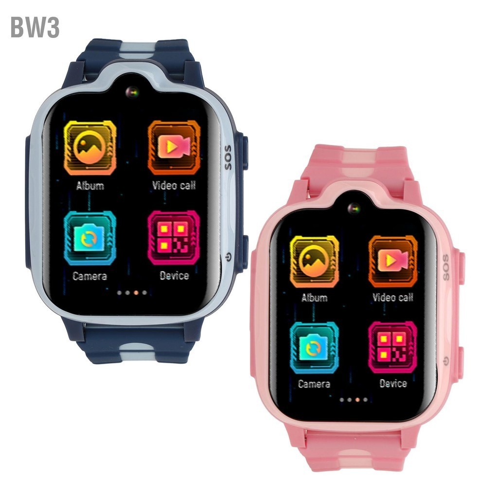 BW3 4G Kids Smart Watch ตำแหน่ง GPS โทรวิดีโอ IP67 หน้าจอสัมผัสกันน้ำ Smartwatch อังกฤษ