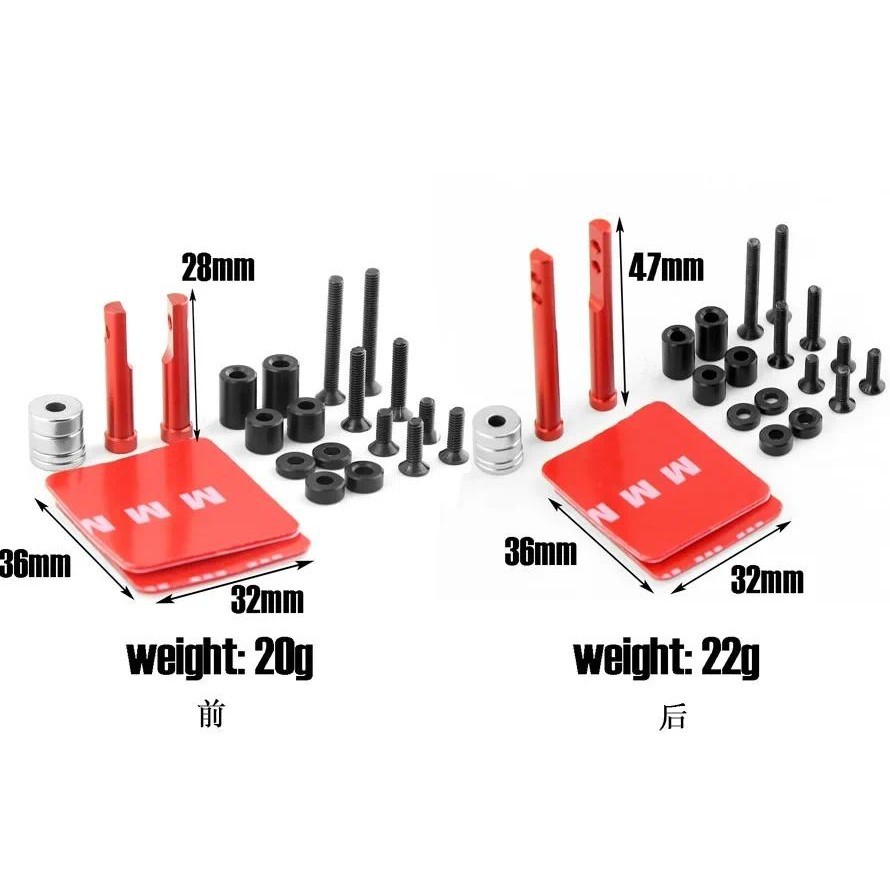 เมาท์แม่เหล็กติดตัวรถ อะไหล่อัพเกรด สําหรับรถบังคับ 3Racing SAKURA D5S D5 D5MR YOKOMO YD-2 YD2 MST - รูปที่ 6