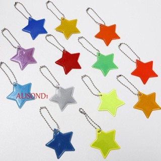 Alisond1 จี้ดาว สะท้อนแสง ขี่ เตือน ป้าย พวงกุญแจ จราจรกลางค…