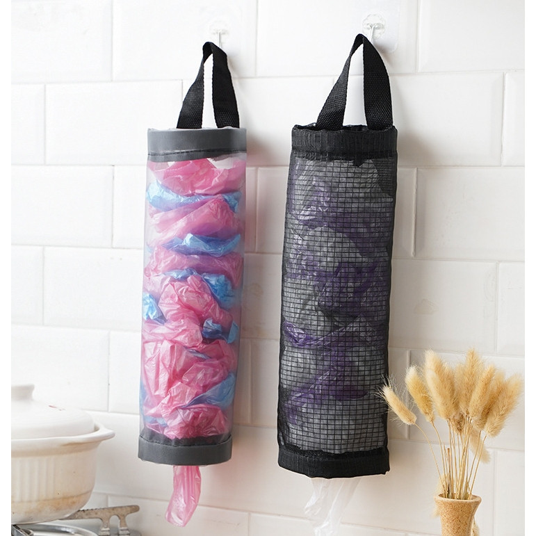 ที่ใส่ถุงพลาสติก ที่เก็บถุงพลาสติก พร้อมรูดึง ใช้งานอเนกประสงค์ - รูปที่ 6