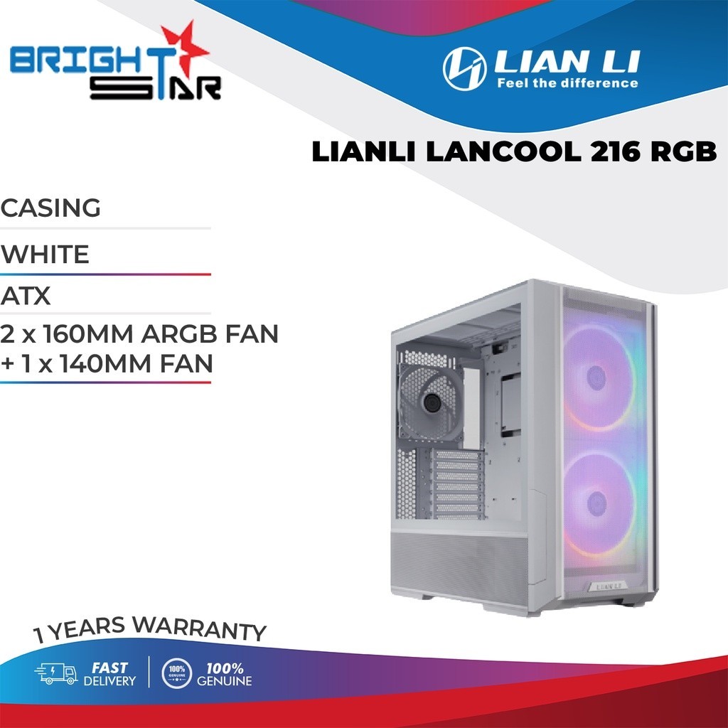 LIANLI LANCOOL 216 RGB ATX PC CASE