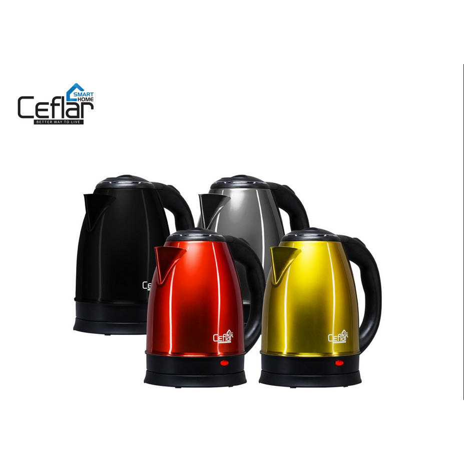 กาต้มน้ำ กาต้มน้ำไฟฟ้า Ceflar Electric kettle รุ่น CSH-11 ความจุ 2 ลิตร ร้อนเร็วใน 5นาที รับประกัน 1 ปี