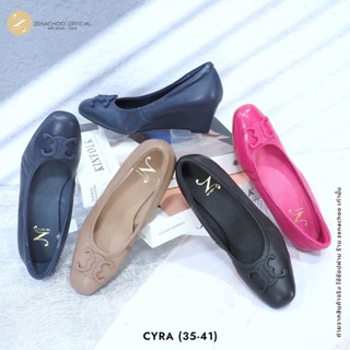 Zenachoo รุ่นขายดี Cyra ส้นเตารีดสูง 2นิ้ว ทรงปกติ เปลี่ยนไซ…