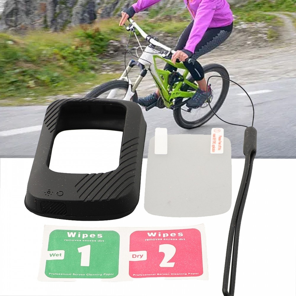 ปลอกซิลิโคน เสริมการป้องกัน สําหรับจักรยาน Magene (สีดํา C406/406PRO)