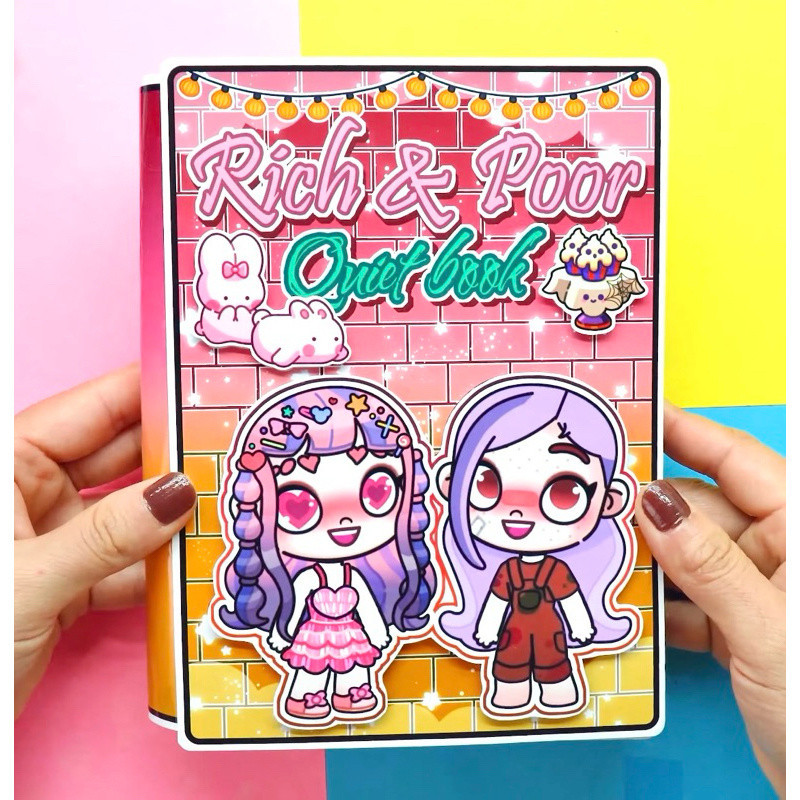 ตุ๊กตา Toca Life world เหมาะกับผู้หญิงที่ร่ํารวย สําหรับเด็กผู้หญิง toca boca กระดาษ ของเล่น ของเล่นน่ารักน่ารัก หนังสือไร้เสียง บ้านตุ๊กตา คุโรมิ บ้านตุ๊กตา diy ประกอบเอง ของเล่นแฮนด์เมด หนังสือdiy พัดลมดูดอากาศ คีย์บอร์ดไร้สาย เสียงเงียบ หนังสือแฮนด์เมด