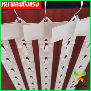 ZM. แถบพลาสติกสําหรับแขวนขนมขบเคี้ยว 1.3 MM 12 ตะขอ Supermarket hook