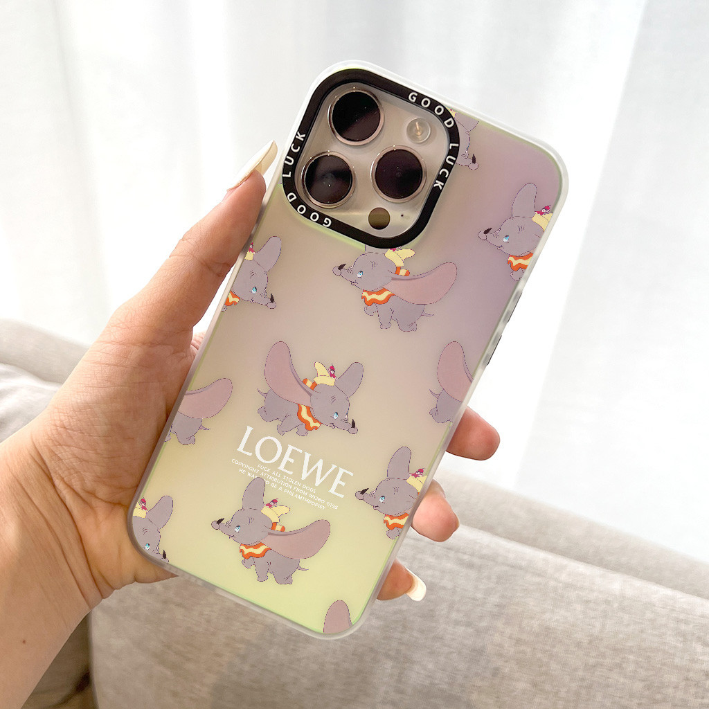 พร้อมส่งในประเทศไทย เคสโทรศัพท์มือถือแบบนิ่ม กันกระแทก ลายดัมโบ้ สําหรับ IPhone14 13 12 11 Promax X XR XSMax 7 8 Plus