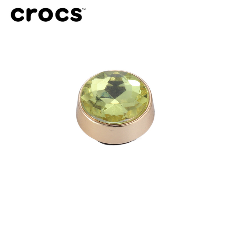 Jibbitz Crocs หัวเข็มขัดโลหะ รูปดอกไม้ หลากสี สําหรับตกแต่งรองเท้า