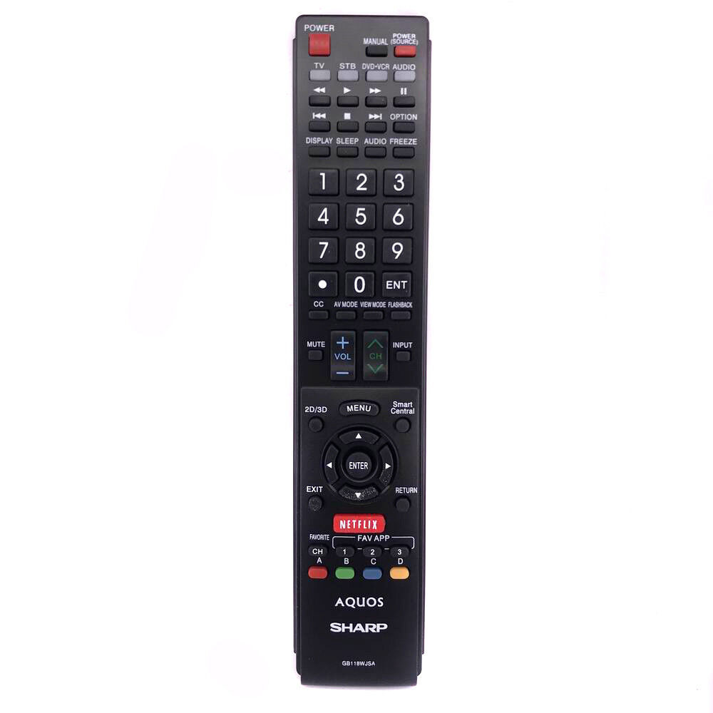 ใหม่ GB118WJSA สําหรับ Sharp AQUOS ทีวีรีโมทคอนโทรล GB004WJSA GA890WJSA LC60LE650U