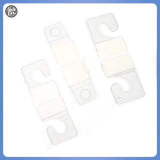 Wl| ใหม่ ตะขอแขวนกระเป๋า กล่องสินค้า ป้ายแท็ก PVC 100 ชิ้น