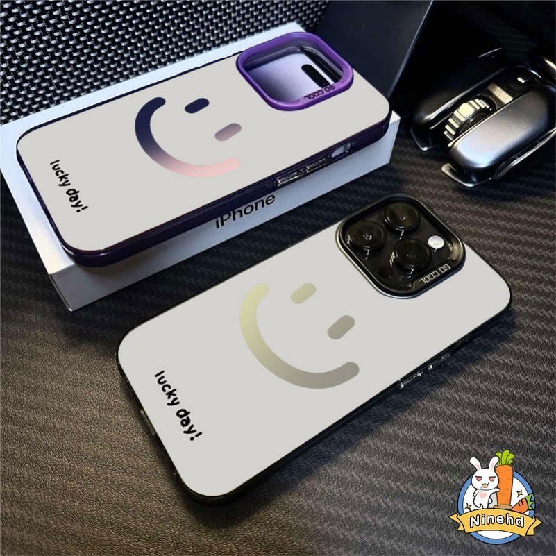 เคสโทรศัพท์มือถือแบบนิ่ม ลายหน้ายิ้ม เรียบง่าย สร้างสรรค์ สําหรับ OPPO A18 A38 A17 A16 A15 A57 A78 A55 A54 A53 A32 A3s A7 A33 A76 A93 A5 A9 A53 A33 A32 2020 Reno 5 5G