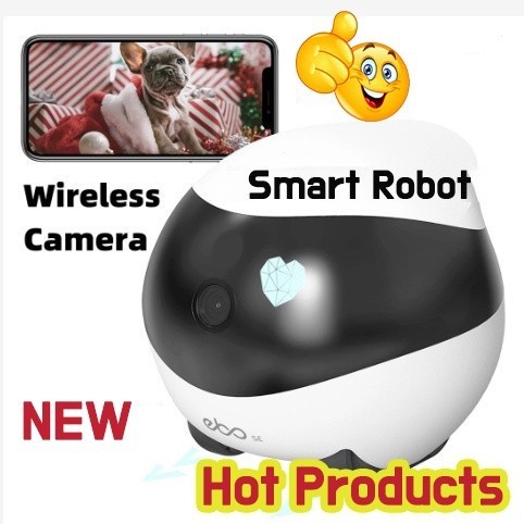 🔥🔥🔥【ขายเหมือนเค้กร้อน】หุ่นยนต์อัจฉริยะ Wifi กล้องวงจรปิด CCTV พร้อมเสียง และกล้อง สําหรับครอบครัว