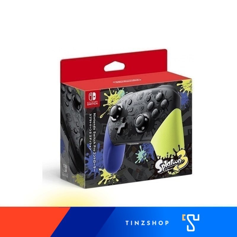 [จอยโปรแท้] Tinzshop Nintendo Switch Joy Pro Controllers Splatoon3 จอยโปร จอยแท้ จอยแท้นินเทนโด้ สปาตูน3