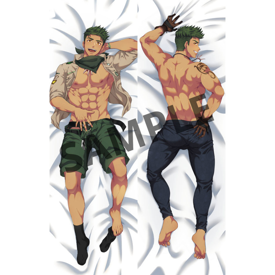 Camp Buddy 50*150 ซม.Camp Buddy สีอะนิเมะสองด้านพิมพ์ปลอกหมอนกอดหมอนของขวัญ Otaku หมอนตกแต่งบ้านพิมพ์โซฟา 60*180 ซม.หมอน