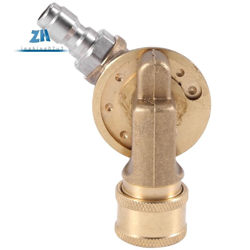 คัปเปลอร์หมุน สําหรับหัวฉีดแรงดัน 7 มุม 240 องศา 4500 Psi 1/4 นิ้ว
