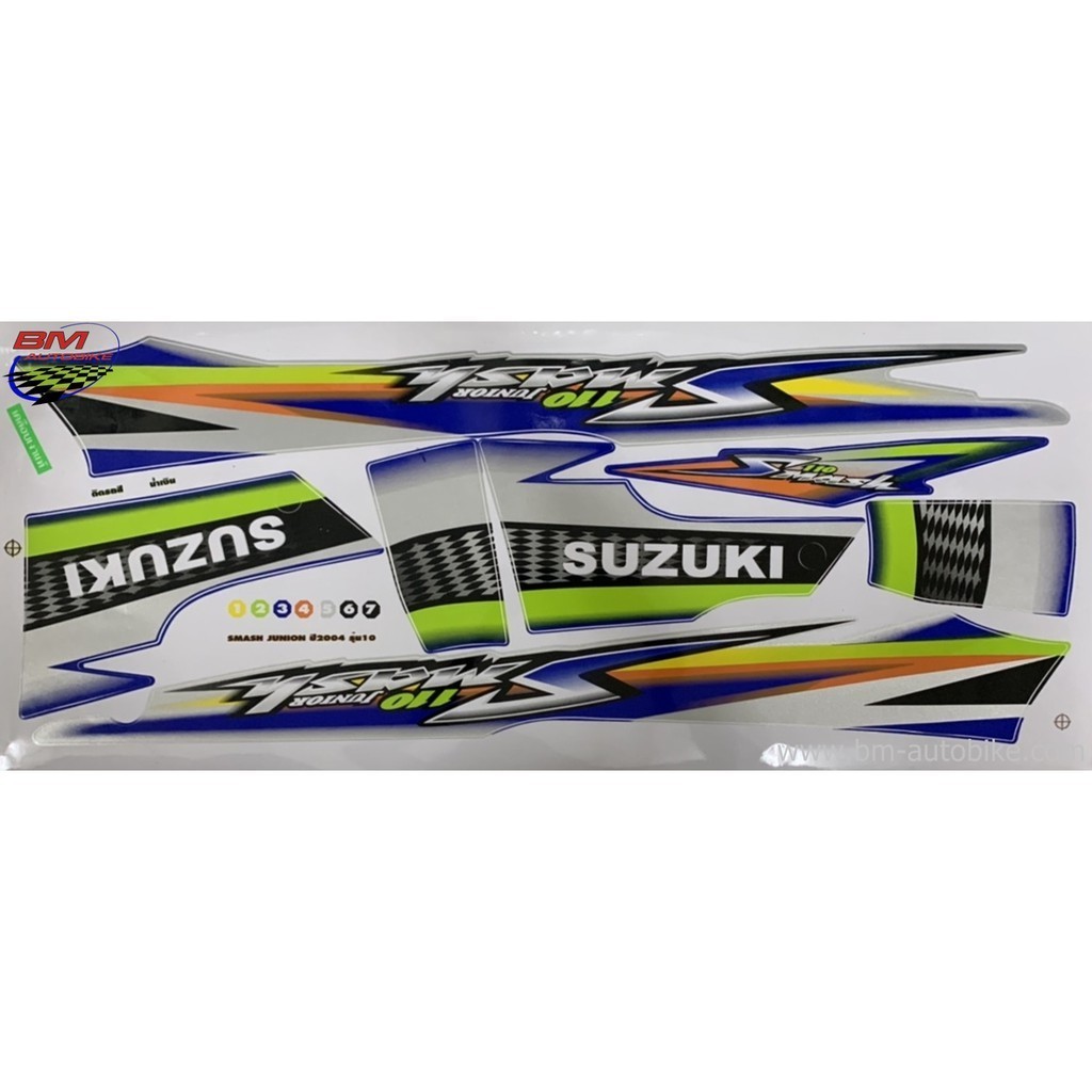 สติ๊กเกอร์ SUZUKI SMASH 110 JUNIOR, D สแมช