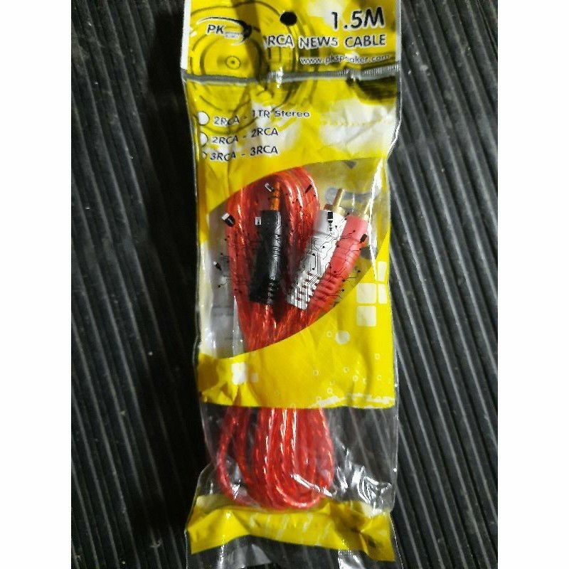 สายเชื่อมต่อ สาย TR3.5 ออก 2RCA สายTRออกrca 2หัว ความยาว 1.5 เมตร สายแจ๊คทีอาร์สเตอร์ออกแจ๊คอาร์ซีเอ