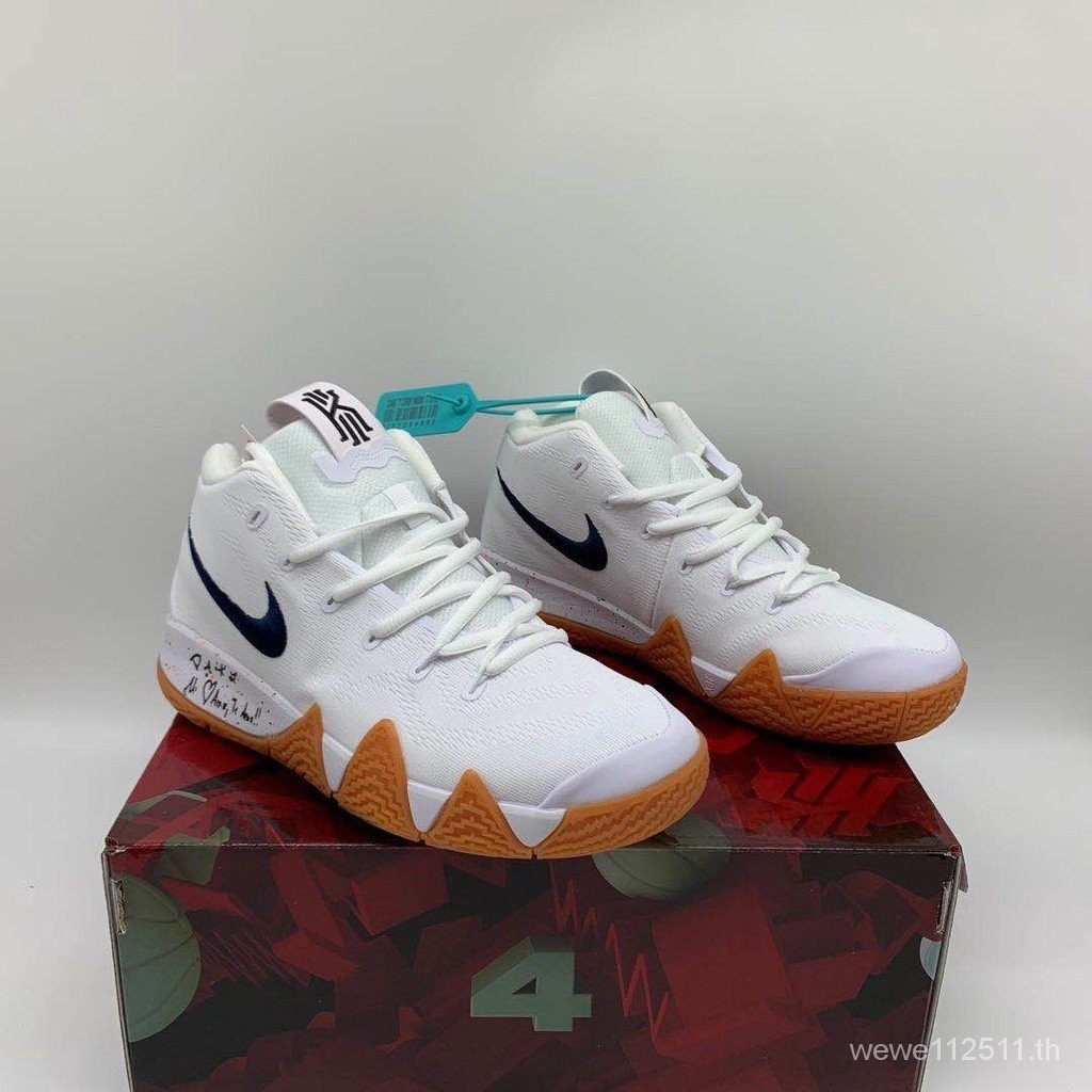 Nike Zoom Kyrie 4 Owen 4 รองเท้าบาสเก็ตบอล สีพื้น สําหรับผู้ชาย R8KS