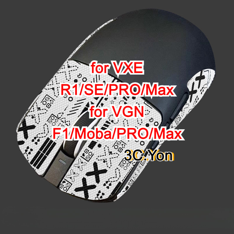 สติกเกอร์เทปพันเมาส์ กันลื่น กันเหงื่อ สําหรับ VXE R1 SE PRO Max VGN F1