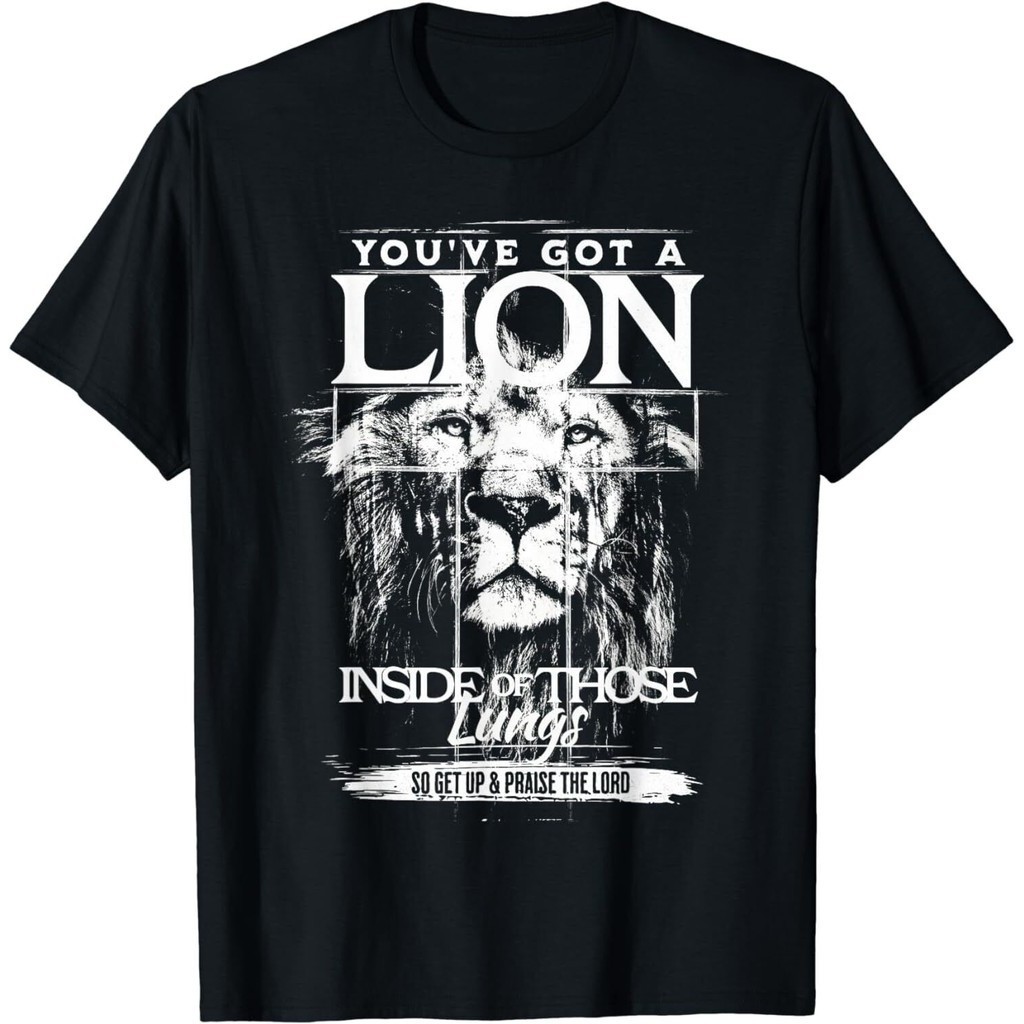 YouVe Got A Lion Inside Of Those Lunges Praise The Lord T-Shirt