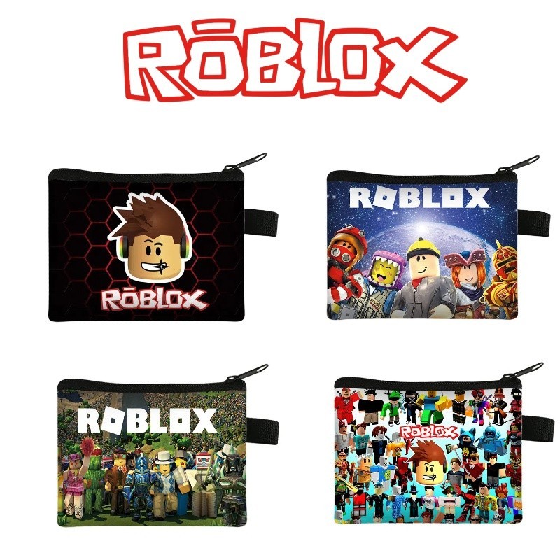 Roblox กระเป๋าสตางค์ กระเป๋าใส่เหรียญ ใส่บัตรธนาคาร ลายการ์ตูนอนิเมะ ของขวัญวันเกิดได้