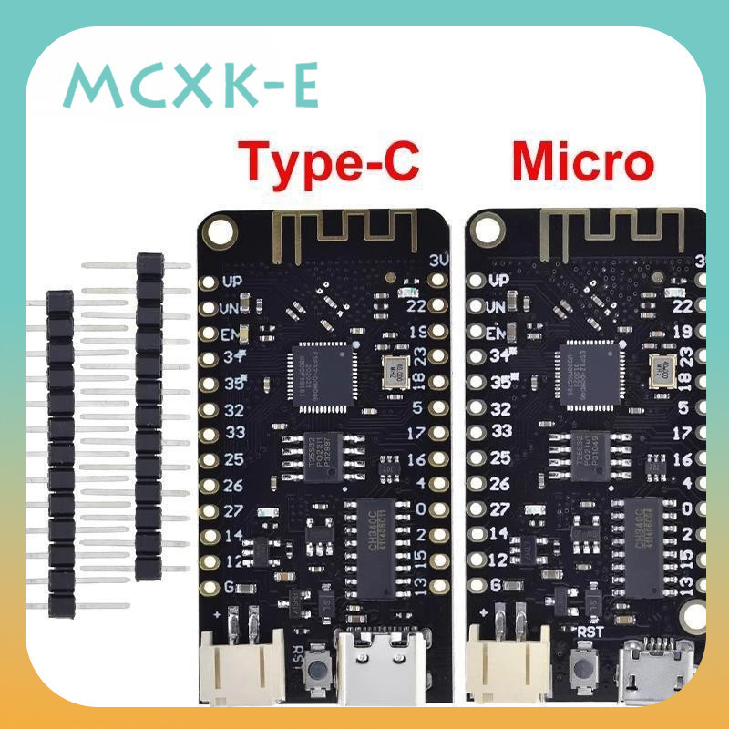 Mcxk-e WEMOS Lite V1.0.0 เสาอากาศบลูทูธ Wifi ESP32 ESP-32 REV1 CH340G Python 4MB Micro/Type-C USB สําหรับ arduino