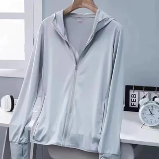 จัดส่งจากประเทศไทย✅ เสื้อกันแดด UPF50+ ผ้าไอซ์ สำหรับกิจกรรมกลางแจ้ง รุ่นใหม่ ชุดฤดูร้อน หลายสี