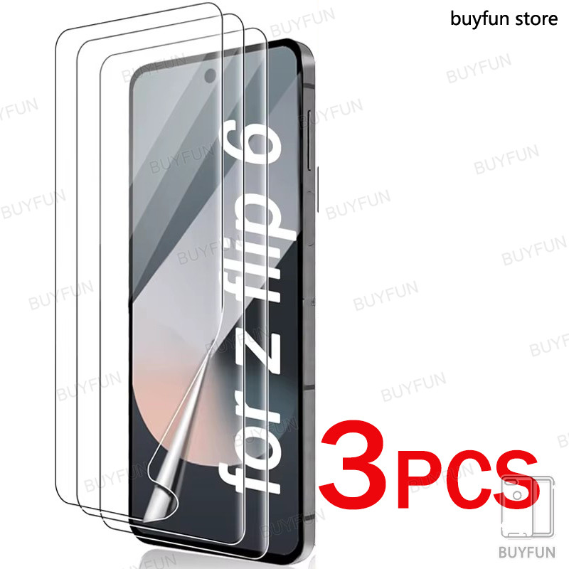 3pcs HD Hydrogel film screen protector For Samsung Galaxy Z Flip6 Flip4 soft protective film On Sams
