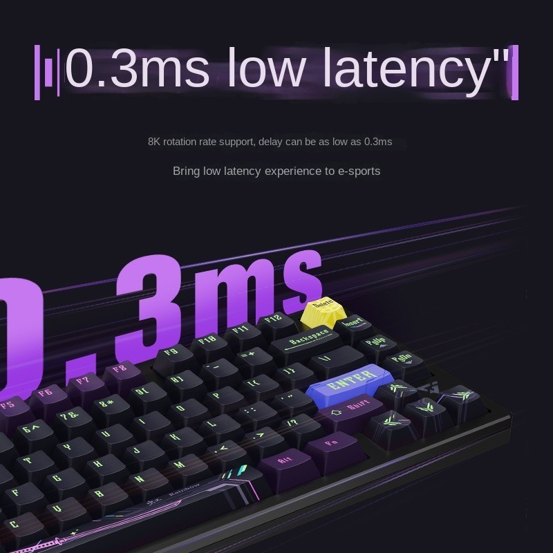 Atk RS7 Pro Gaming Magnetic Switch Keyboard Single Mode Aluminium Block Key Cap 75 Series Low Latency