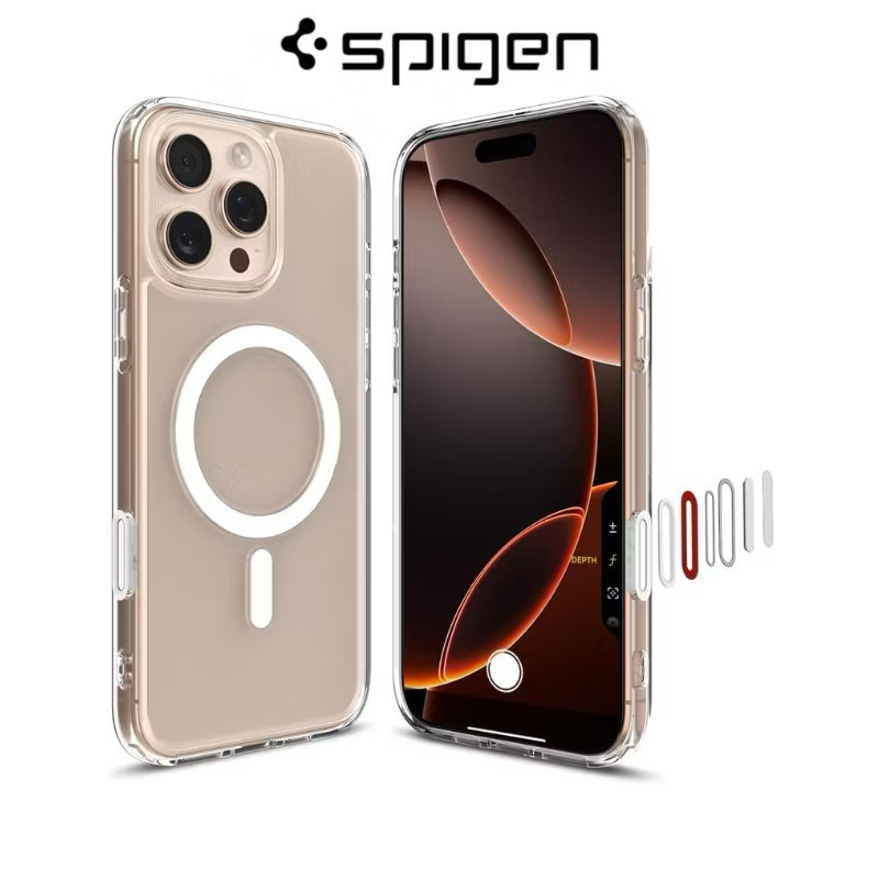 Sp Ultra Hybrid T (MagFit+ควบคุมกล้อง) สําหรับ IPhone 16 Pro Max ใช้สําหรับฝาครอบป้องกันแม่เหล็กแบบโปร่งใสของซีรีส์ 16 Plus