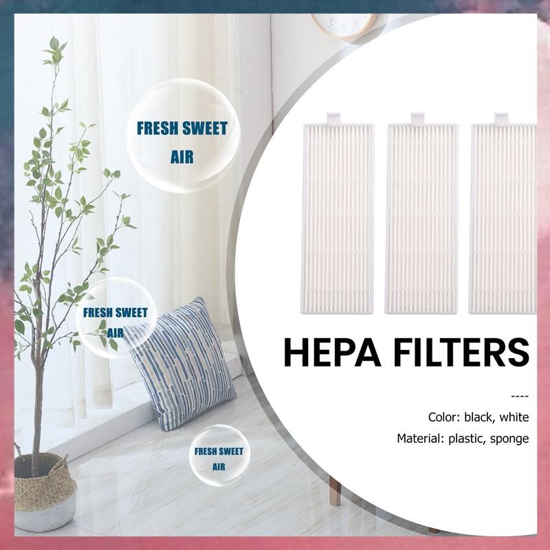 ใหม่ ฟองน้ํา 5 ชิ้น + ตัวกรอง Hepa 5 ชิ้นสําหรับเปลี่ยน chuwi ilife A4 เครื่องดูดฝุ่นหุ่นยนต์