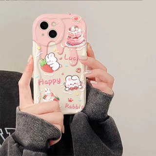 🌵Lucy🌵ส่งจากไทย เคสโทรศัพท์มือถือนิ่ม สเตอริโอ เคสไอโฟน กันกระแทก IPhone 16 15 14 13 12 11 Promax 7 8Plus X/XSMax
