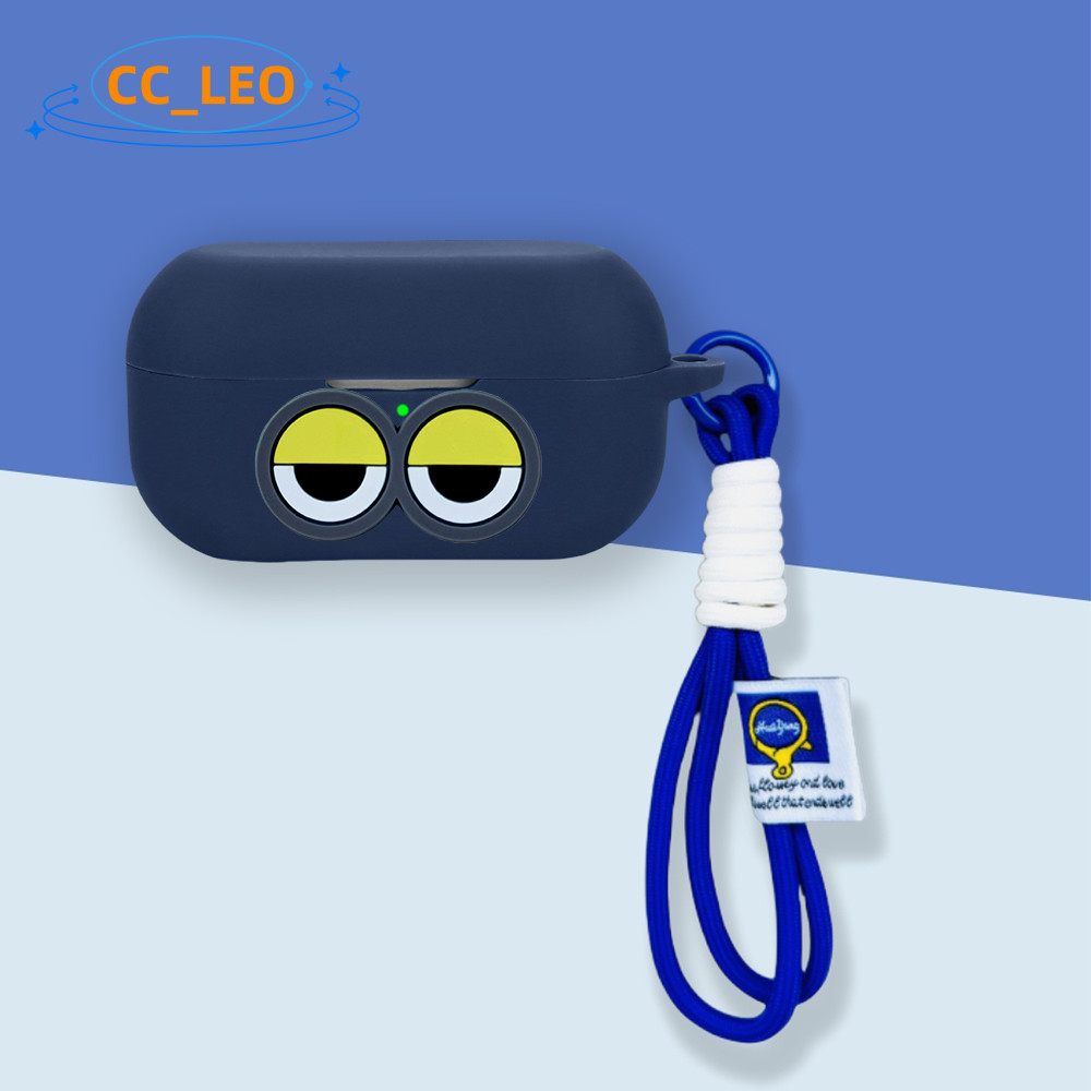 Case for Technics EAH-AZ100 Cute Stitch Cartoon Lanyard Pendant Silicone Soft Case Panasonic Technic