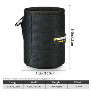 Winhunt กระเป๋าคาดเอวเครื่องมือสีดําทนทานกระเป๋าเก็บสกรูและเ…