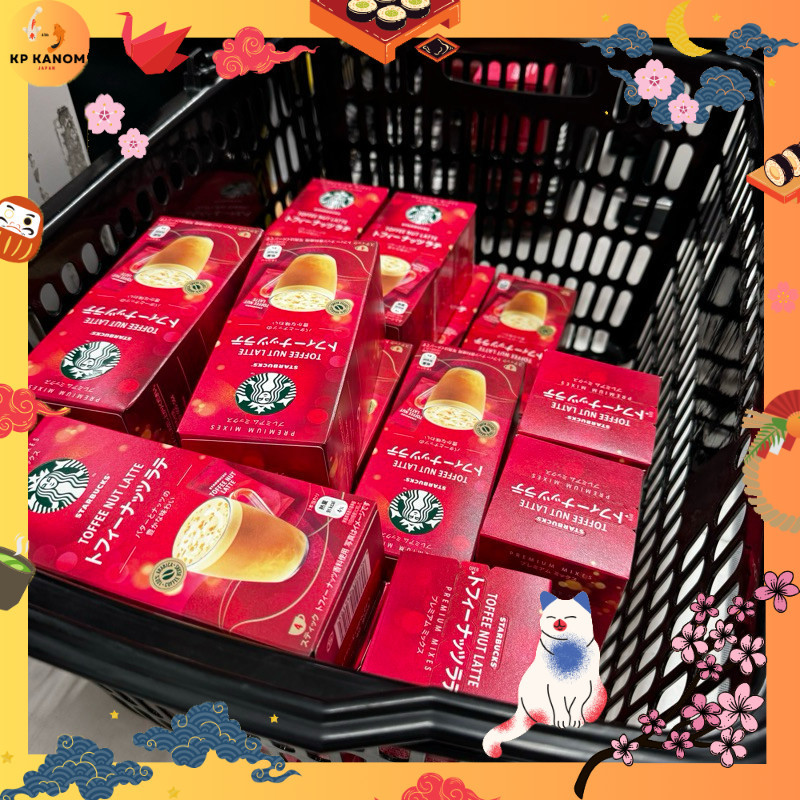 🍡พรีญี่ปุ่น🍙STARBUCKS TOFFEE NUT LATTE กาแฟสำเร็จรูปเกรดพรีเมียม พร้อมทานได้เลยยยย รสหอม มัน นัว ~