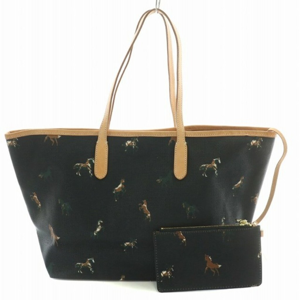 russet Ander Tote Bag black brown Direct from Japan Secondhand