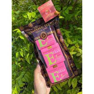 สบู่มาดามเฮงขนาด 50 กรัม แพ็คละ 3 ก้อน Madame Soap เลือกแบบที่ตัวเลือกค่ะ
